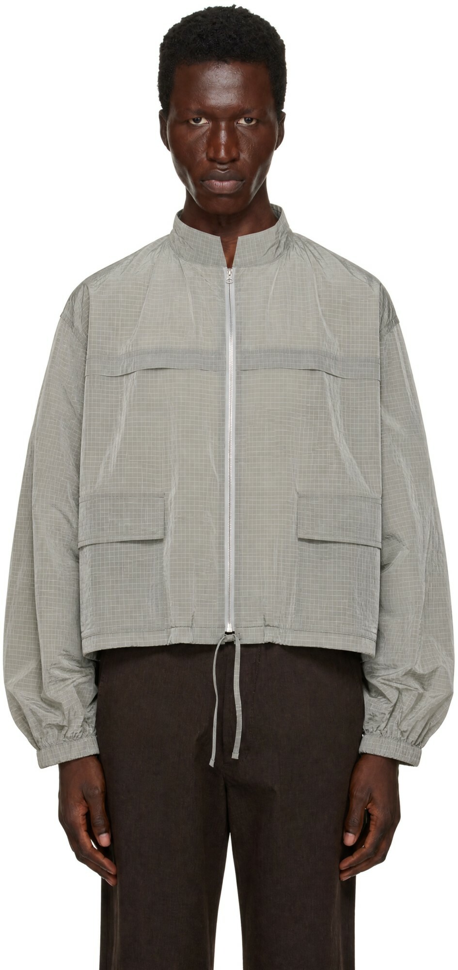 colbo Gray Ripstop Track Jacket