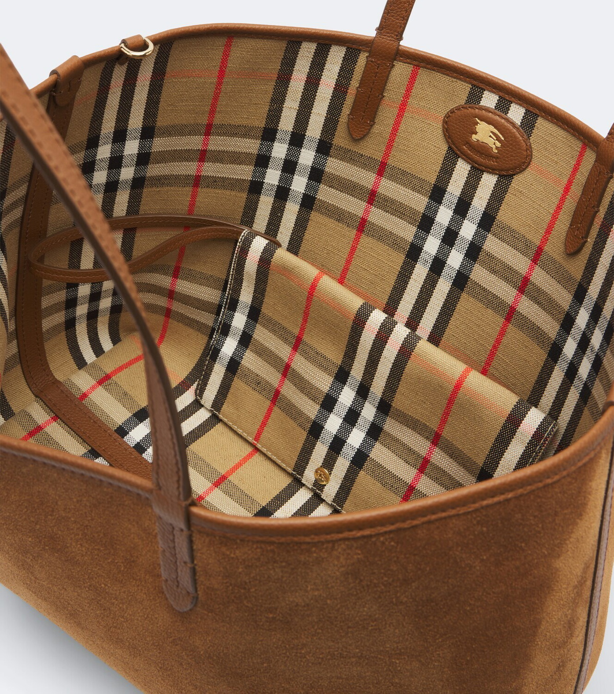 Burberry Bloomsbury Medium reversible suede tote bag
