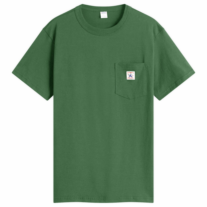 Photo: Randy's Garments Men's Logo Pocket T-Shirt in Dark Green