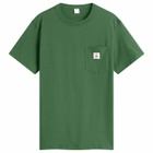 Randy's Garments Men's Logo Pocket T-Shirt in Dark Green