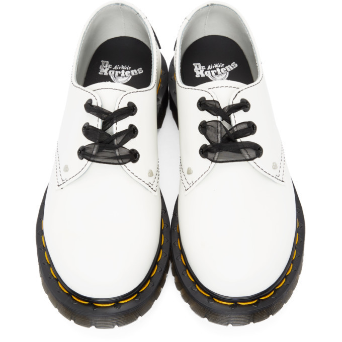 Dr. Martens White 1461 Hearts Oxfords Dr. Martens