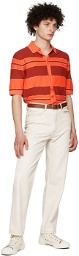 Paul Smith Red Cotton Short Sleeve Shirt