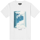 Purple Brand Men's Mercerized Cotton T-Shirt in White