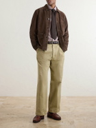 Drake's - Suede Chore Jacket - Brown
