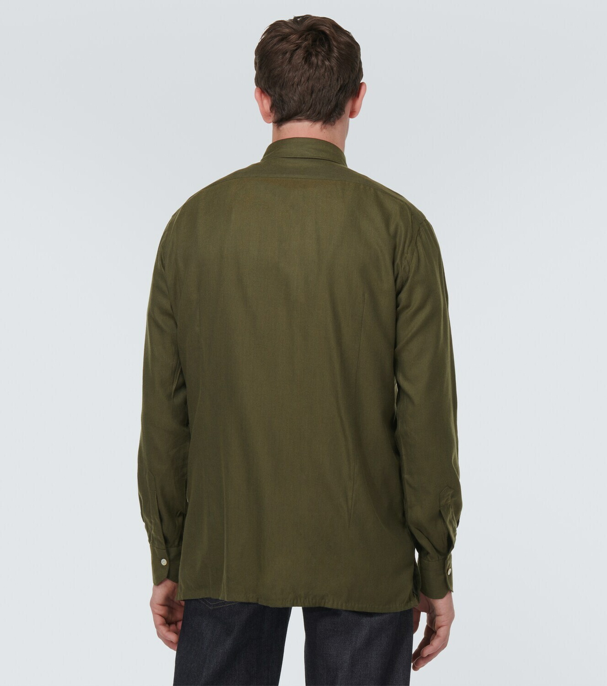 Kiton Cotton and lyocell shirt