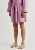 Tekla Unisex Poplin Pyjama Shorts Pink