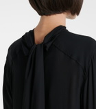 Plan C Georgette midi dress