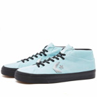 Converse x Fucking Awesome Louie Lopez Pro Mid Sneakers in Cyan Tint/Black