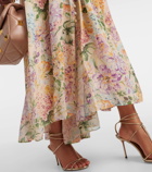 Zimmermann Halliday gathered floral maxi dress