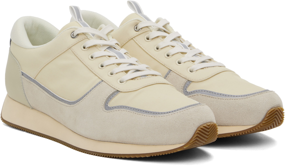 rag & bone Off-White & Gray Pursuit Retro Runner Sneakers