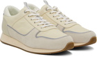 rag & bone Off-White & Gray Pursuit Retro Runner Sneakers