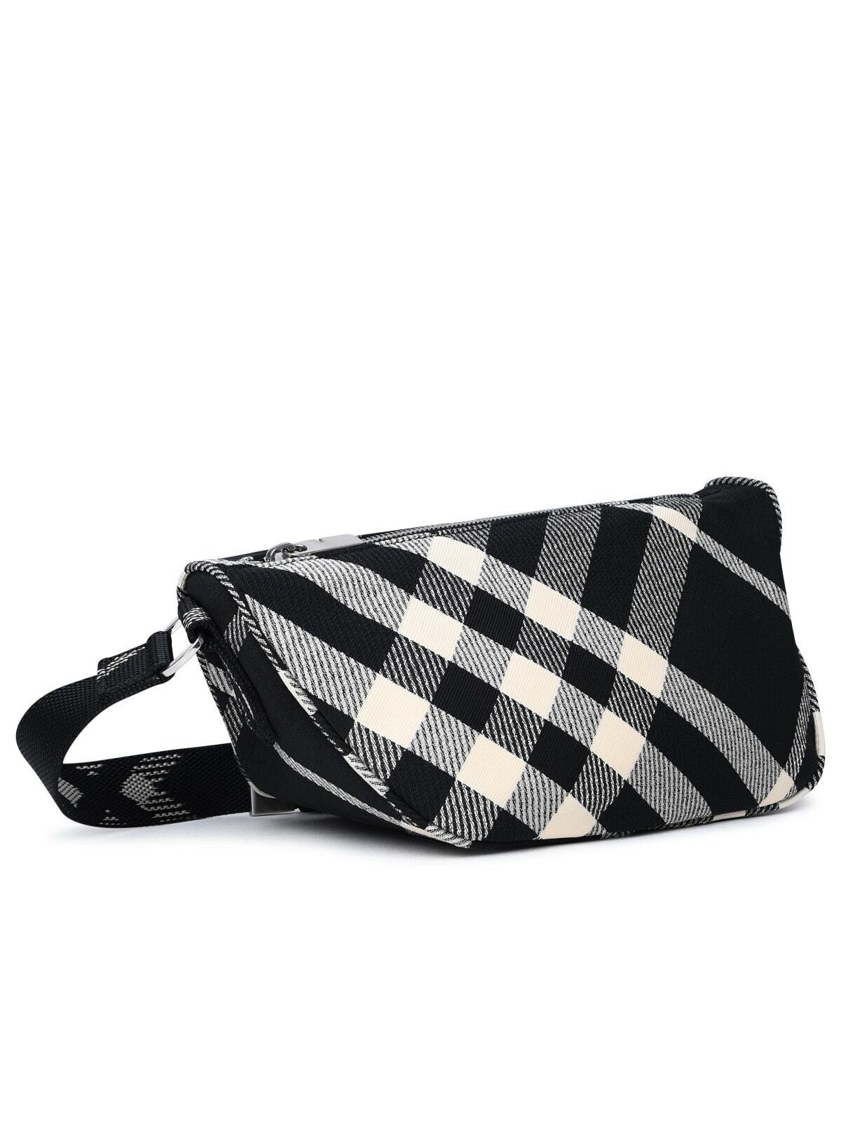 ショルダーバッグ・ポシェット Burberry Black Canvas Belt Bag Burberry Burberry Check EKD canvas belt bag Burberry
