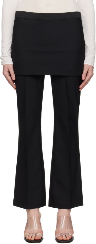 Photo: The Garment Black Noah Crop Skirt Trousers
