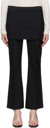 The Garment Black Noah Crop Skirt Trousers