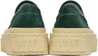 MM6 Maison Margiela Green Slip-On Sneakers