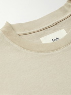 Folk - Cotton-Jersey T-Shirt - Neutrals