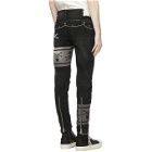 mastermind JAPAN Black C2H4 Edition Double Waist Jeans