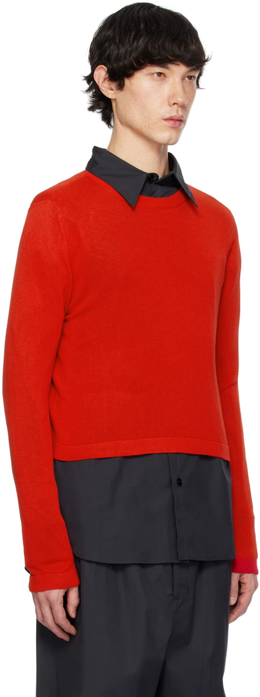 Cordera Red Crewneck Sweater