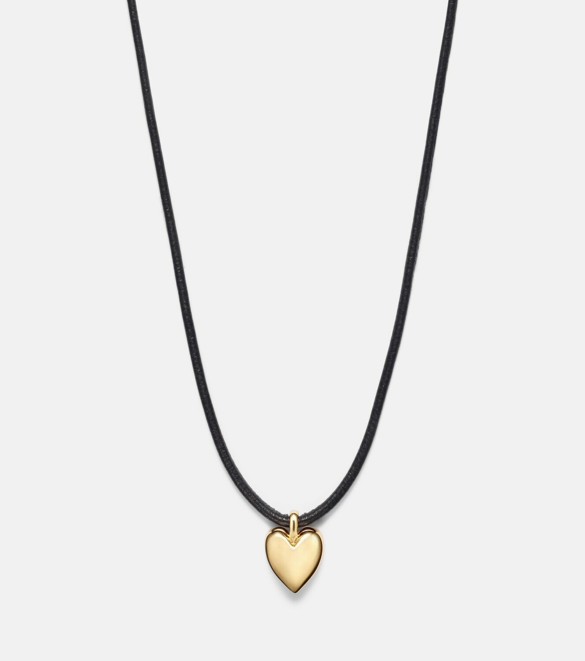 Jennifer Fisher Puffy Heart 14kt gold-plated pendant necklace