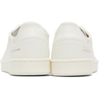 Y-3 White Diagonal Stan Smith Sneakers