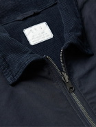 Save Khaki United - Easy Reversible Cotton-Corduroy and Canvas Jacket - Blue