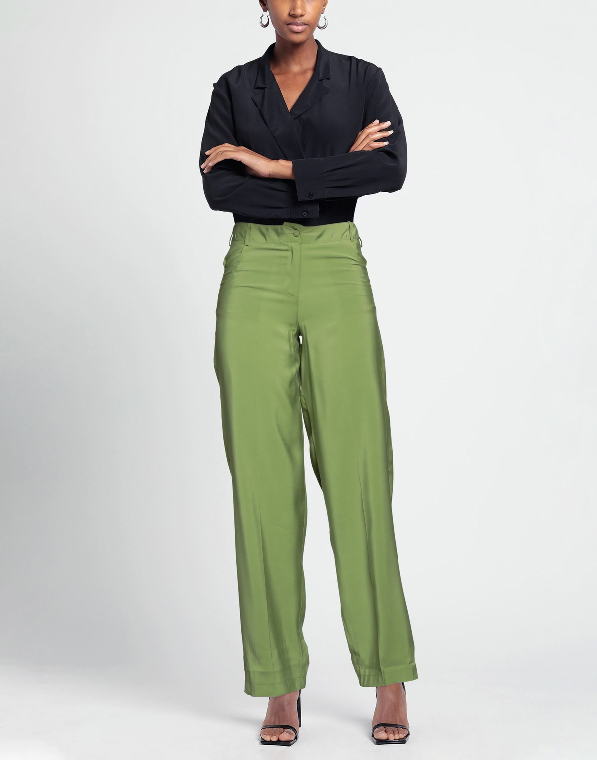 Jijil Womens Pants in Sage green