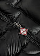 Casablanca Monogram Quilted Shell Jacket Black