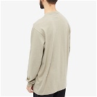Maharishi Men's Long Sleeve Organic Utility Pocket T-Shirt in Silver Sage
