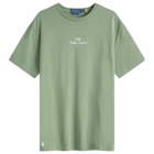 Polo Ralph Lauren Men's Chain Stitch Logo T-Shirt in Cargo Green