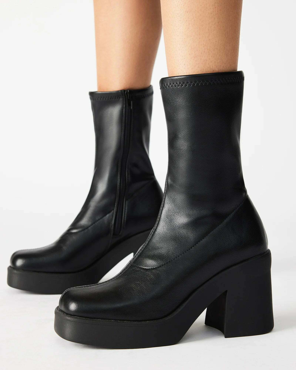 Steve Madden Klayton Booties in Black