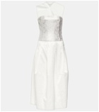 Jacques Wei Sequined midi dress