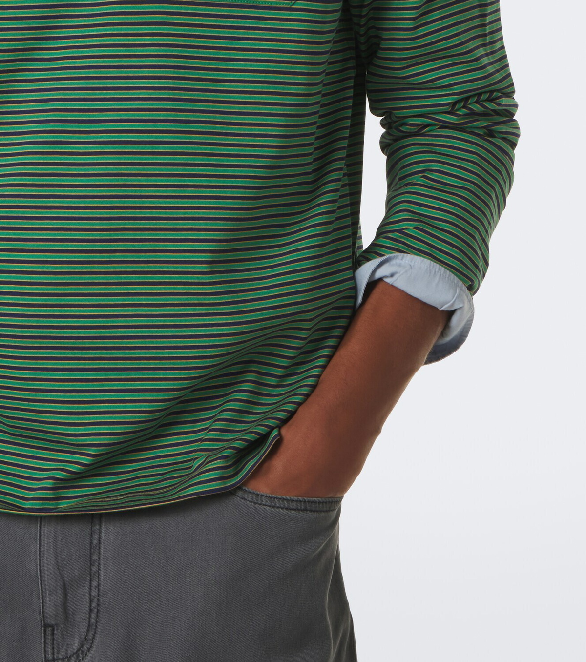 Miu Miu Striped cotton jersey T-shirt