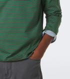 Miu Miu Striped cotton jersey T-shirt