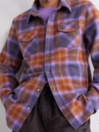 God's True Cashmere - Tartan Cashmere-Flannel Shirt - Purple