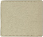 Burberry Taupe B Cut Bifold Wallet