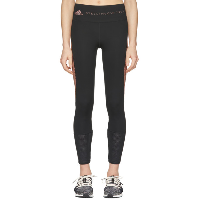 Photo: adidas by Stella McCartney Black and Pink Training Tights