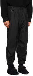 Y-3 Black Cuffed Cargo Pants