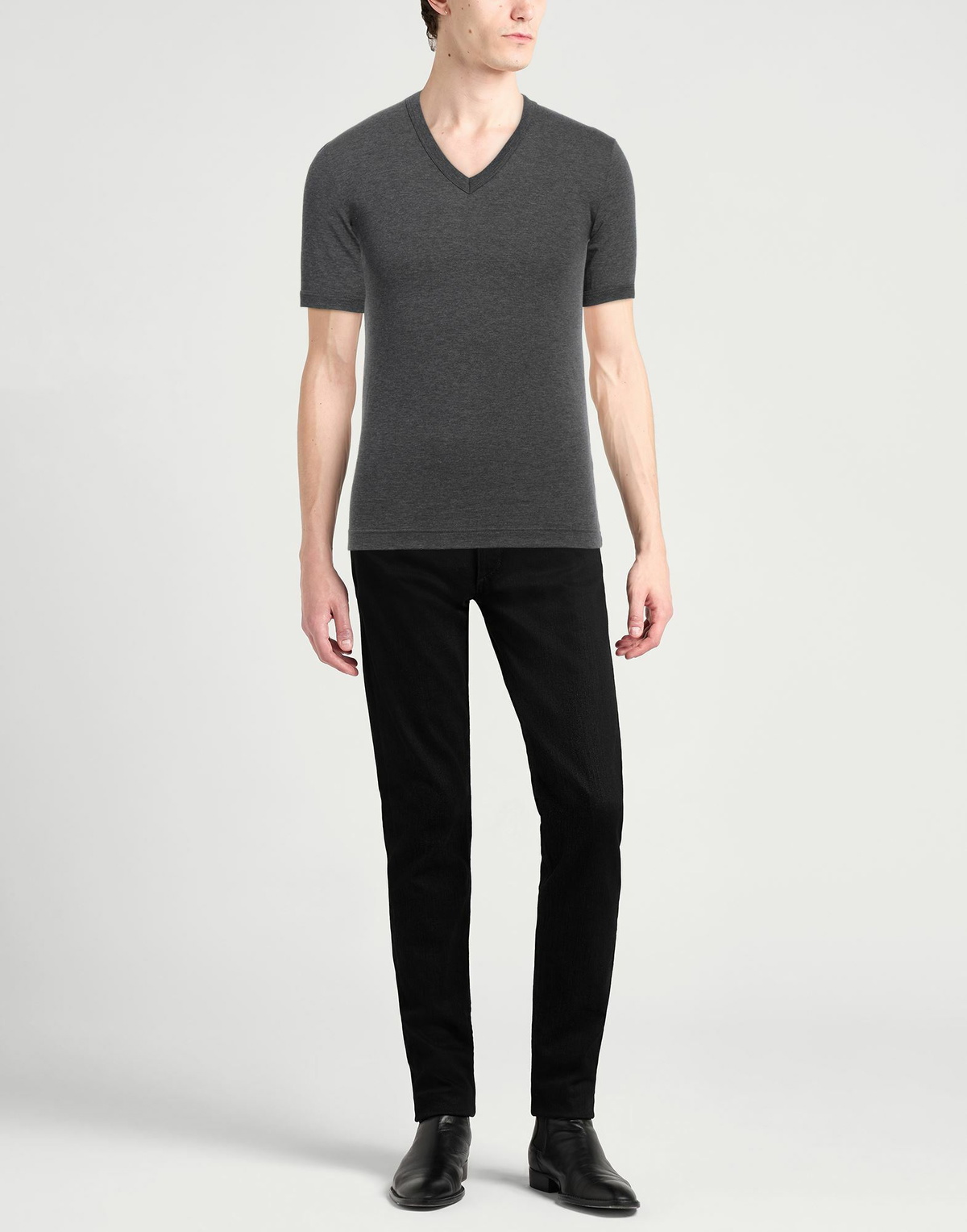 Dolce & gabbana Mens T-shirt in Charcoal