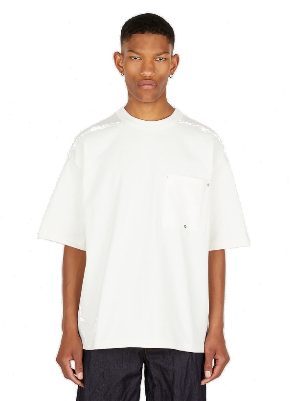 Photo: Stud Pocket T-Shirt in White