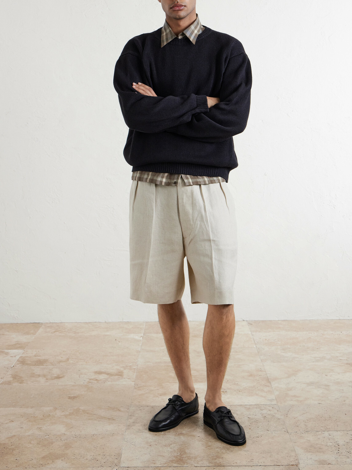 Kaptain Sunshine - Cotton Sweater - Black