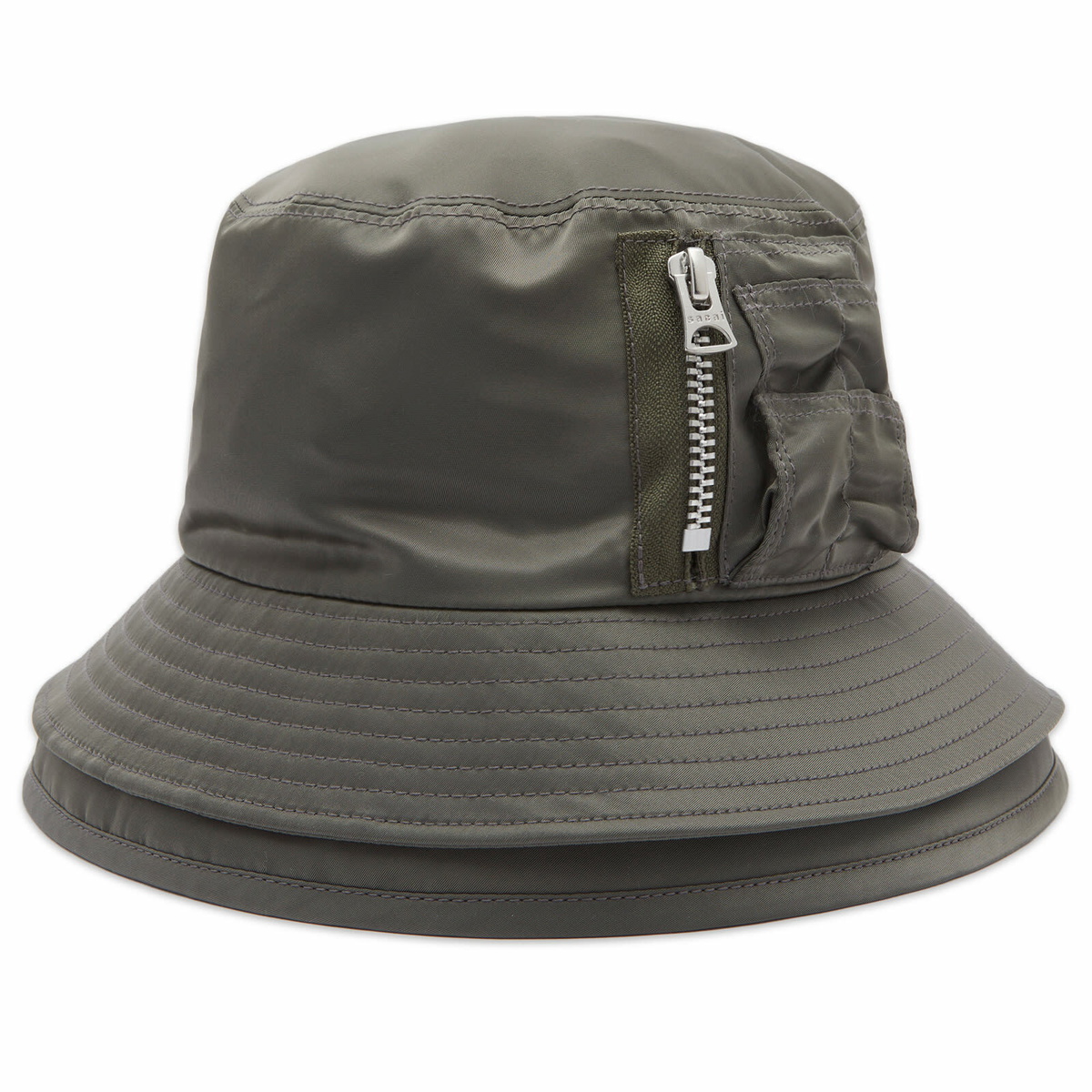 sacai Black Drawstring Cap Sacai