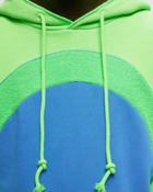 Erl Rainbow Hoodie Knit Blue/Green - Mens - Hoodies