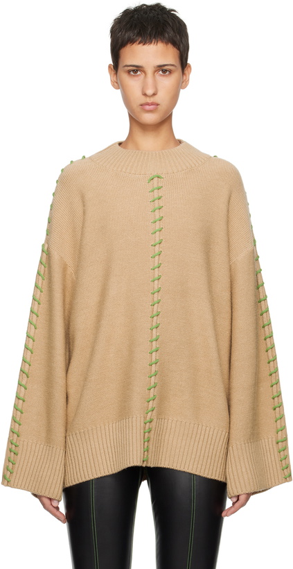Photo: SIMONMILLER Beige Leith Sweater