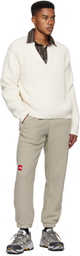 The North Face Beige 'TNF' Fleeski Sweatpants