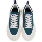 MCQ Green and White Orbyt Basketball Sneakers