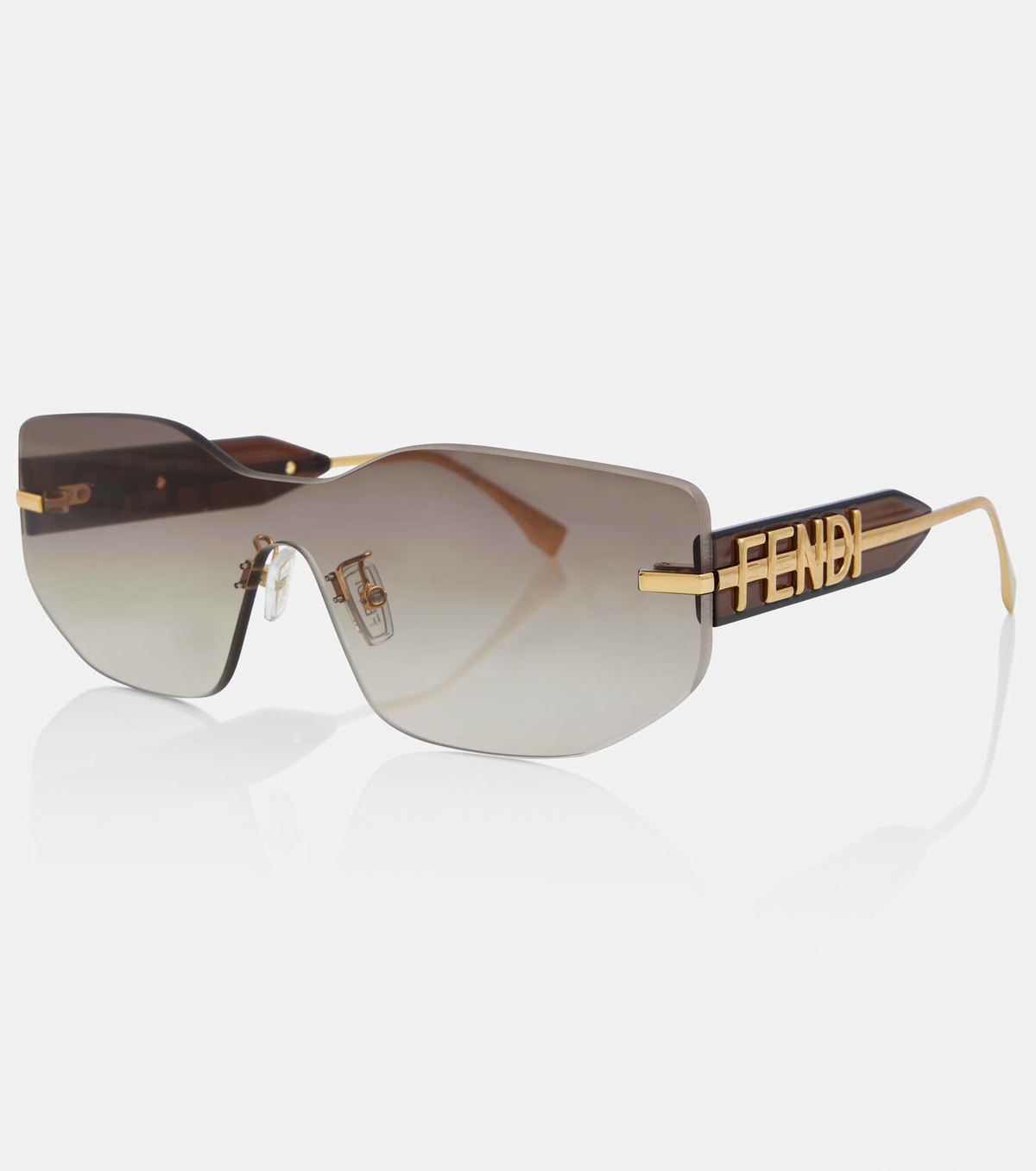 Fendi Shield logo sunglasses Fendi display picture 3