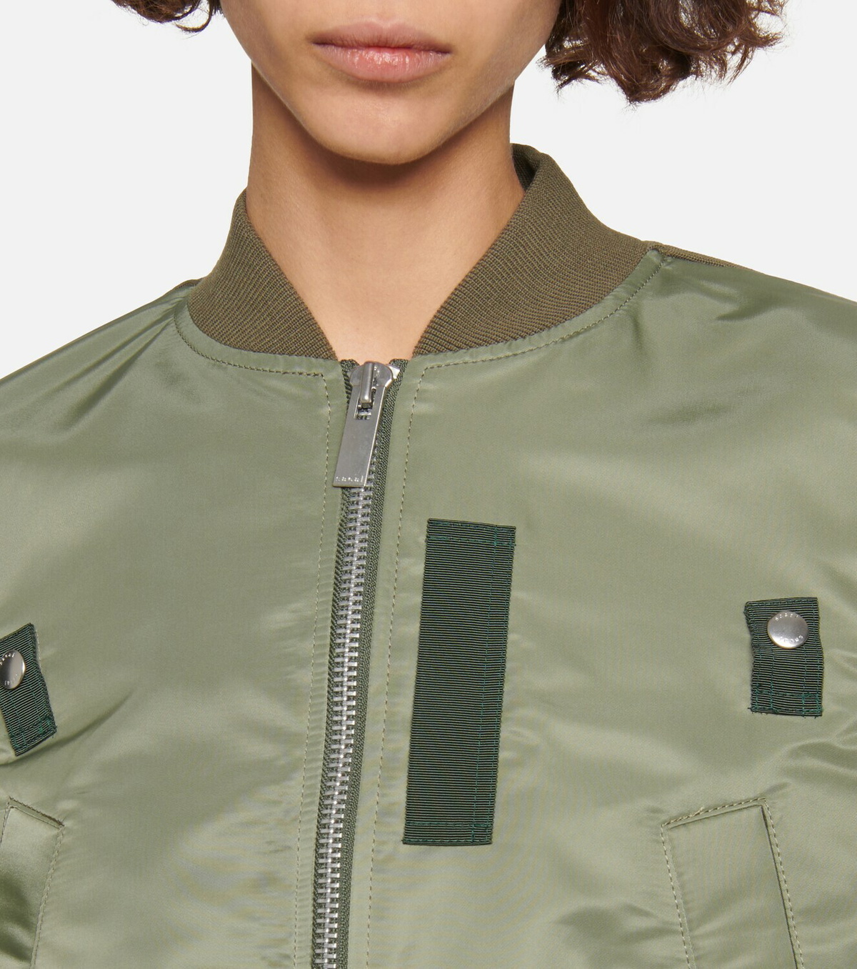 Sacai - Cropped bomber jacket Sacai Sacai - Cropped bomber jacket Sacai