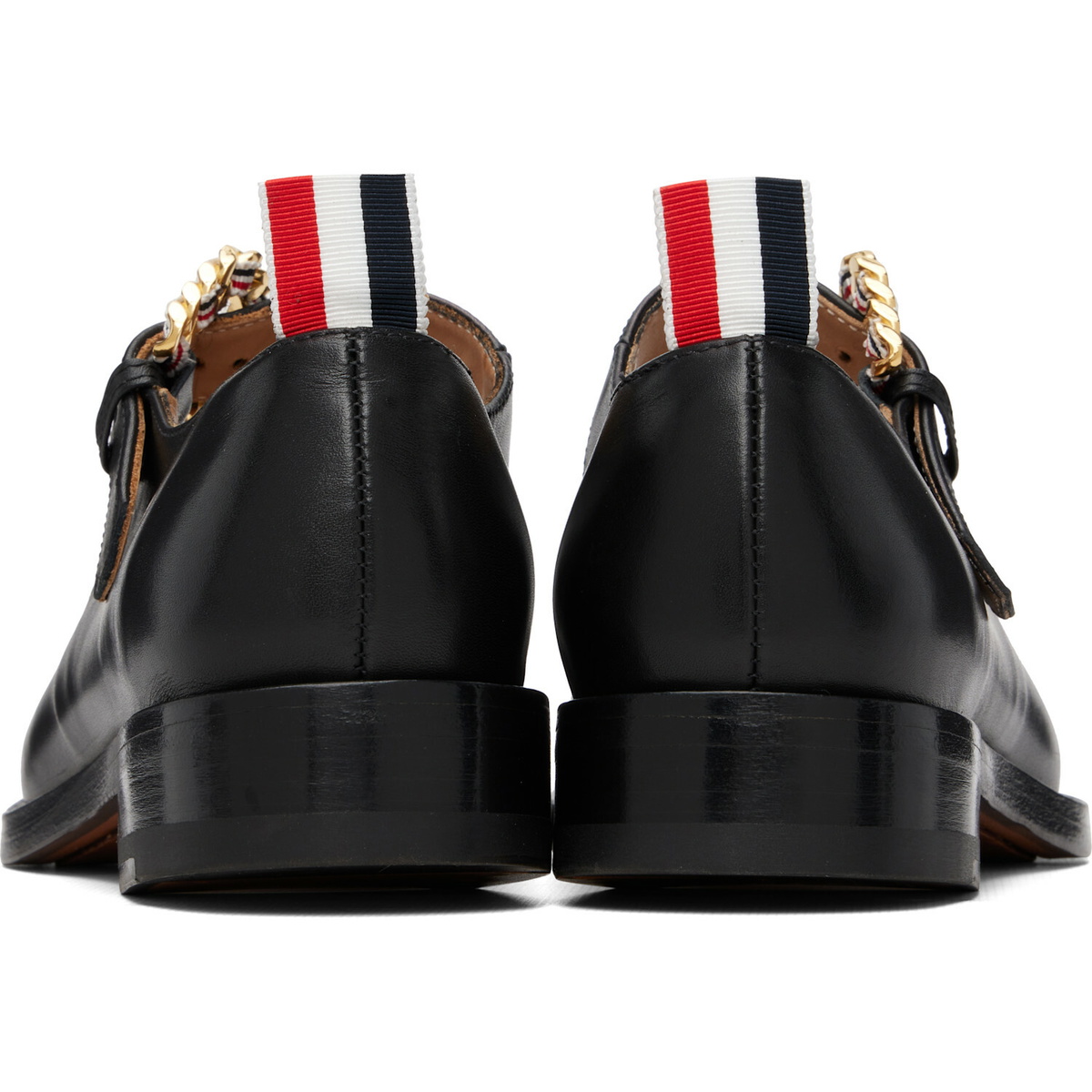 Thom Browne Black Single Strap Thom John Ballet Loafers