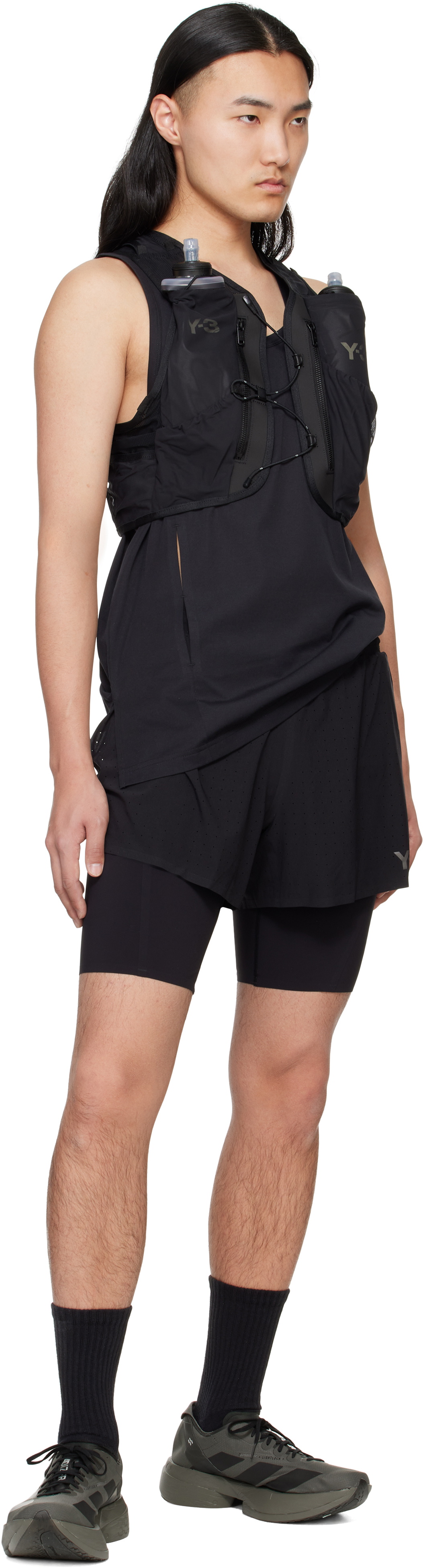 Y-3 Black Running Vest Y-3