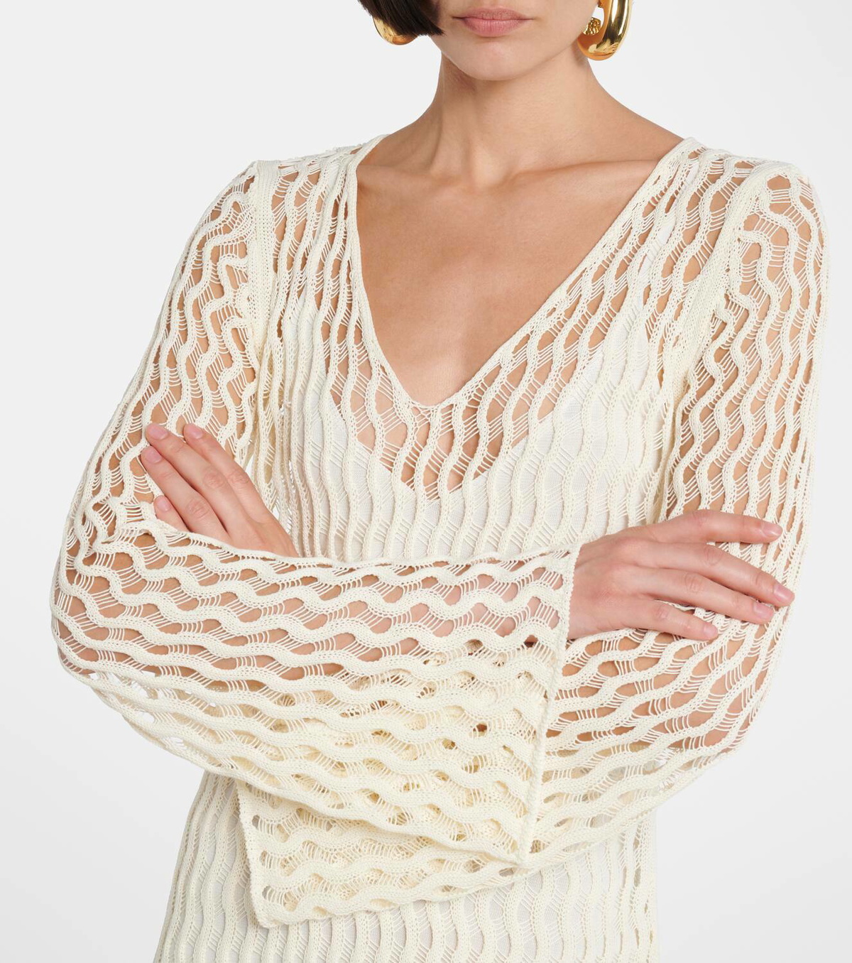 Altuzarra Jemmy open-knit maxi dress